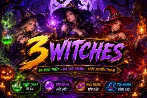 Cơn mưa nấm phát sáng rơi xuống nhân điểm trong RIC79 Three Witches